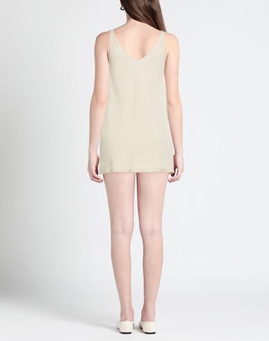 Woman Mini dress Ivory Size M Cotton