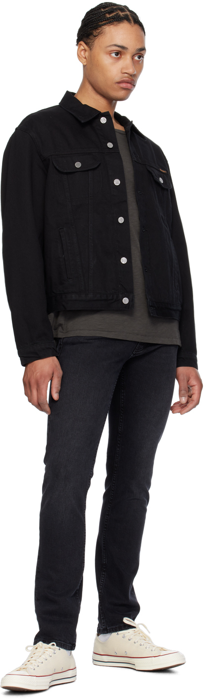 Nudie Jeans Black Grim Tim Jeans