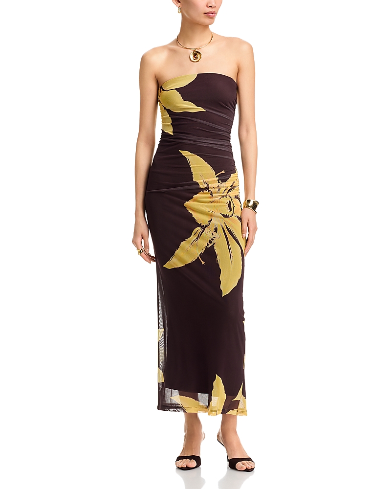 Ciera Strapless Mesh Dress