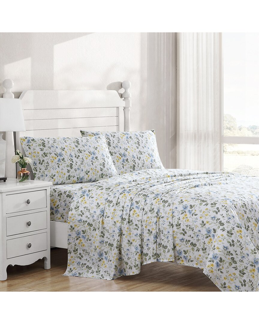 Meadow Floral 100% Cotton 300 Thread Count Sateen Sheet Set
