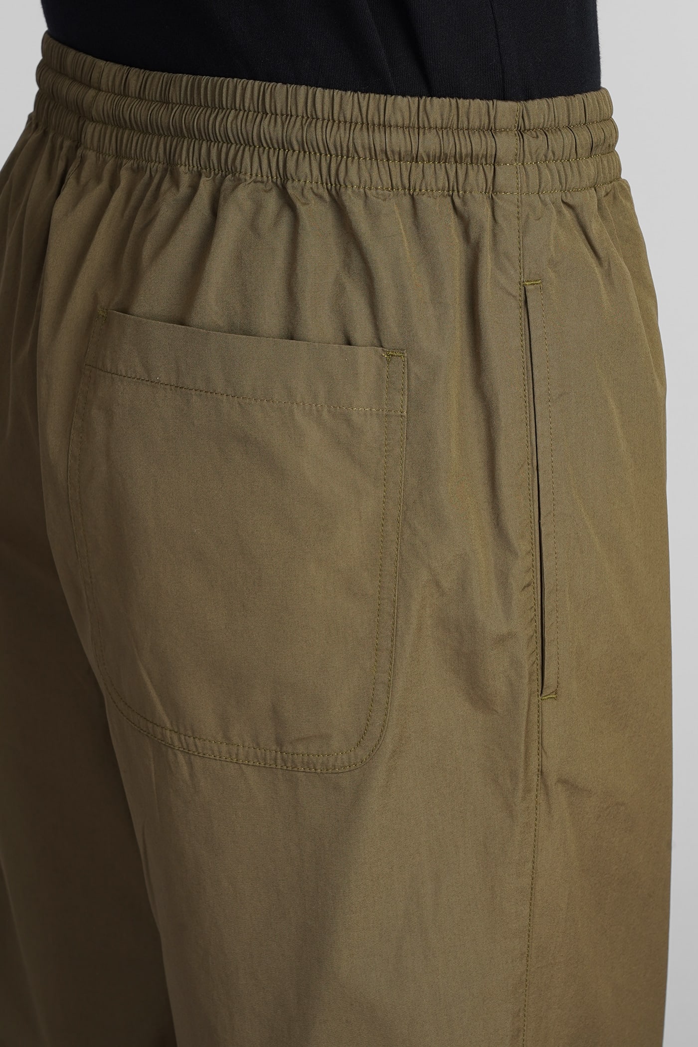 Pantalone Ventura Pants In Green Cotton