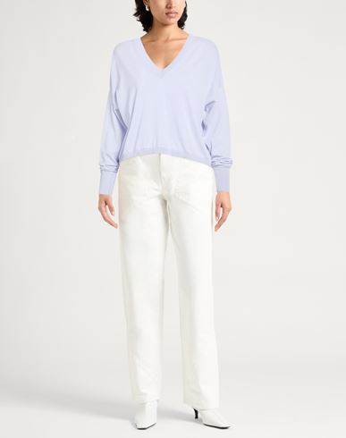 Collezione N_01 Woman Sweater Lilac Size S Cotton, Modal