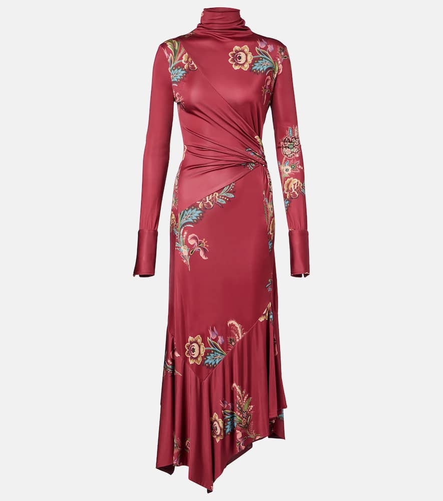 Printed midi dress