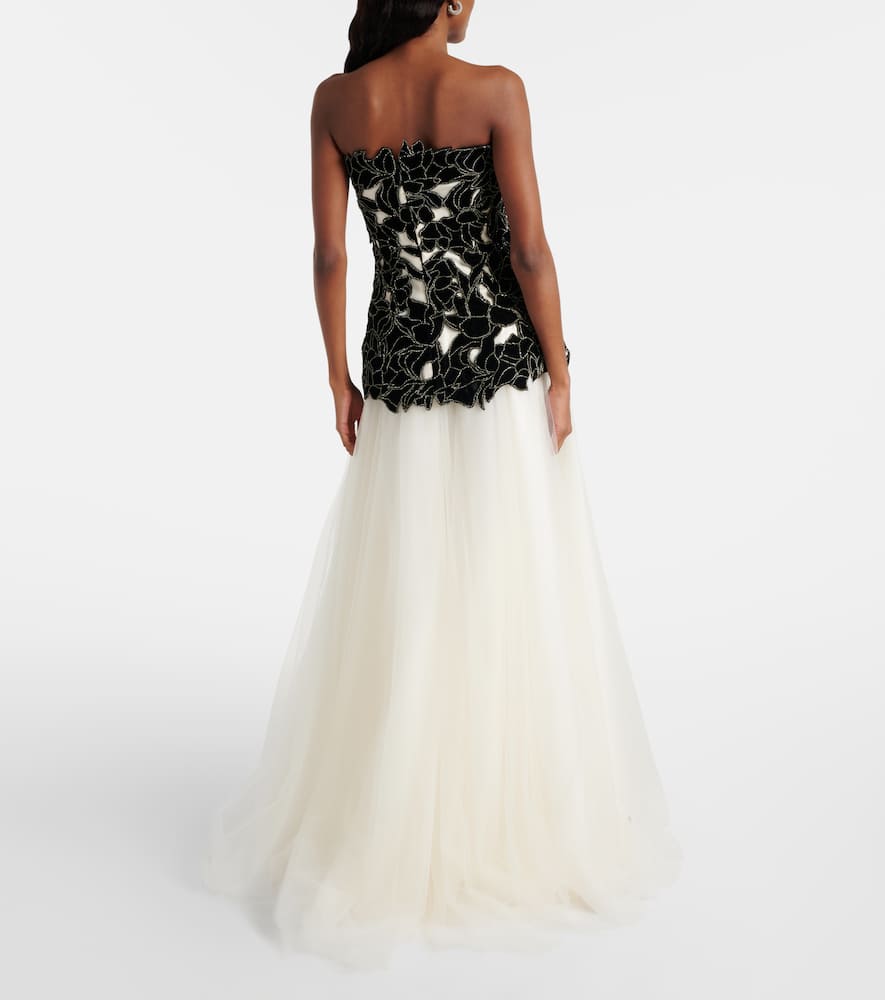 Alessi embellished tulle gown