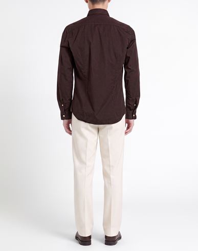 Man Shirt Chocolate brown Size 15 ¾ Cotton