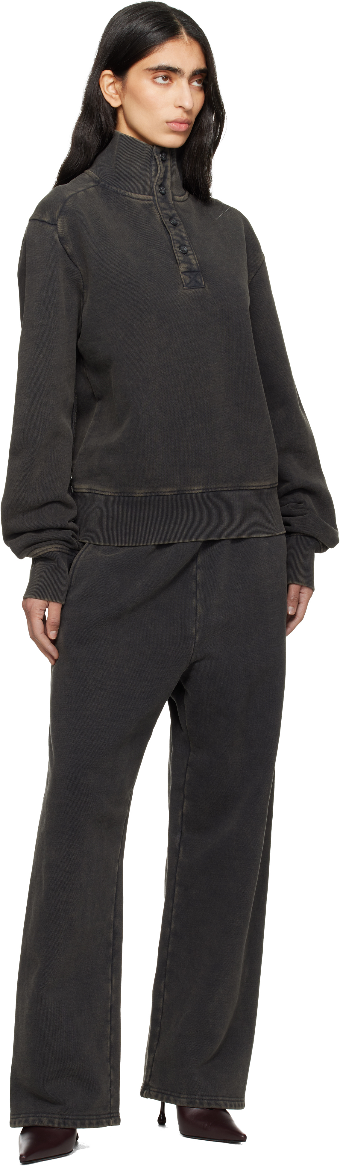 Black Port Pullover Sweatshirt