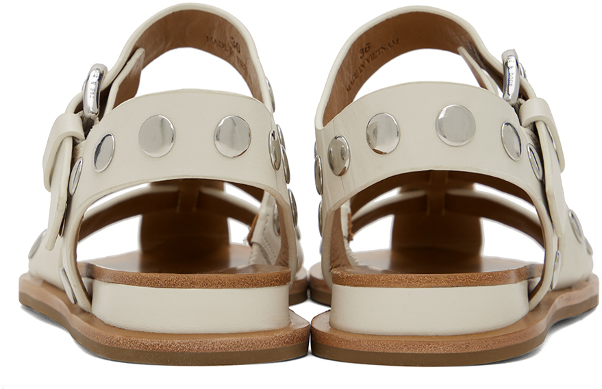 Rag & bone Off-White Beau Fisherman Sandals