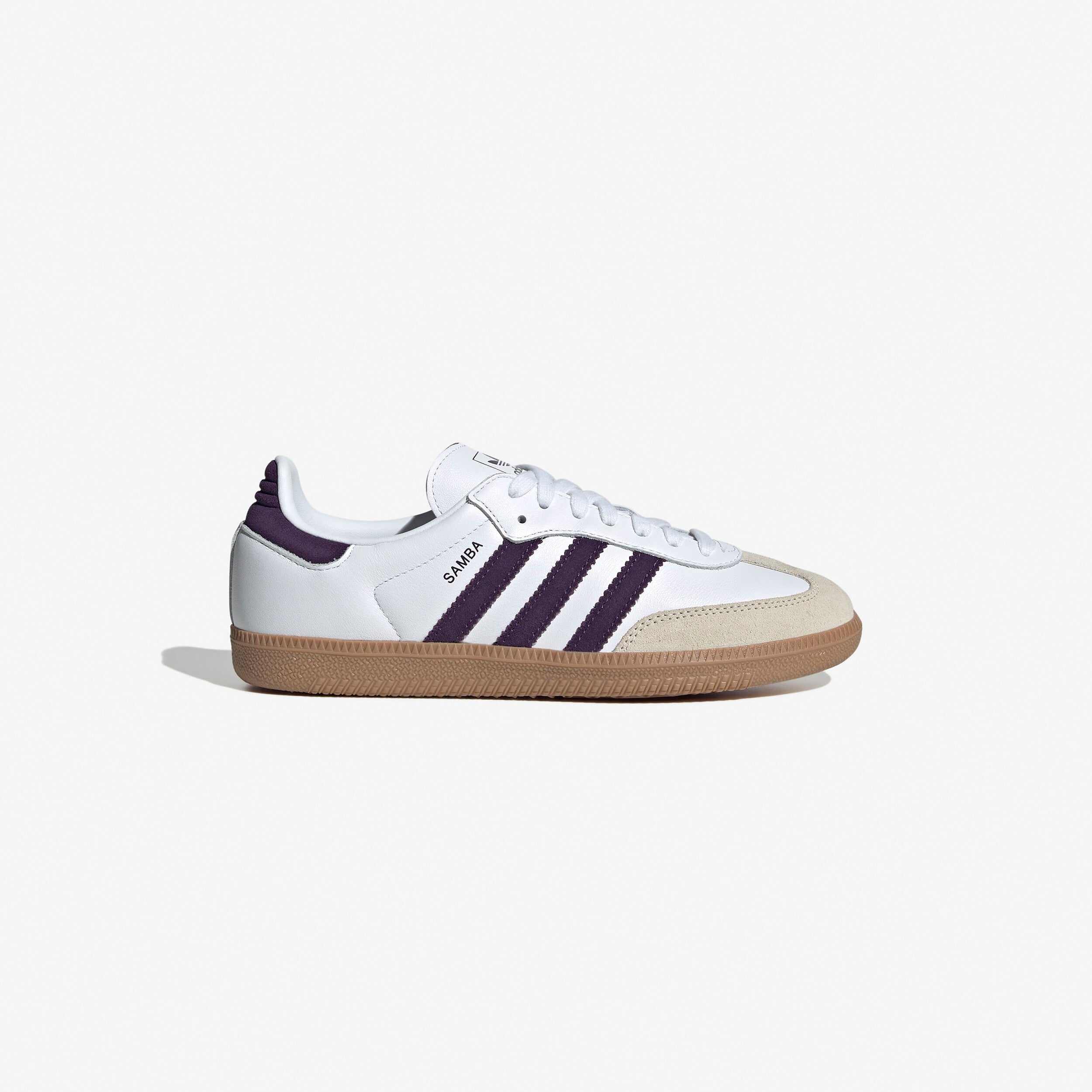Adidas Women's Samba OG - cloud white/alumina/aurora plum - unisex