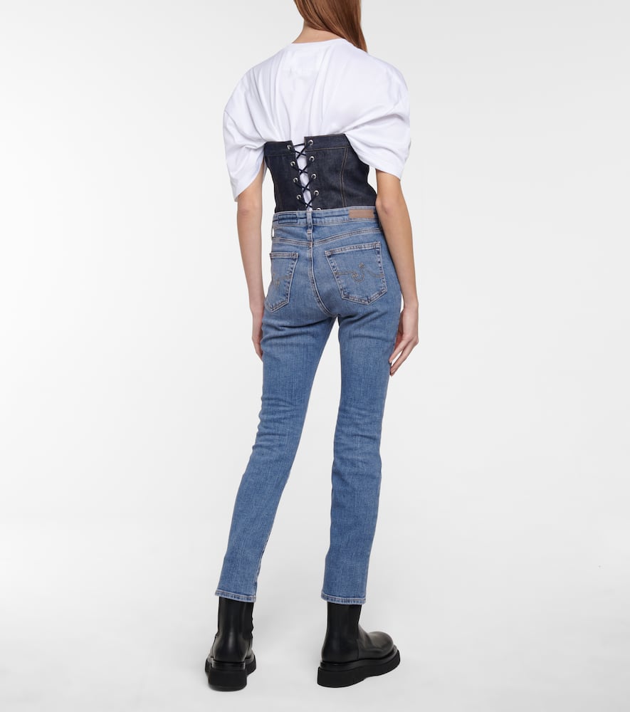Mari high-rise slim jeans