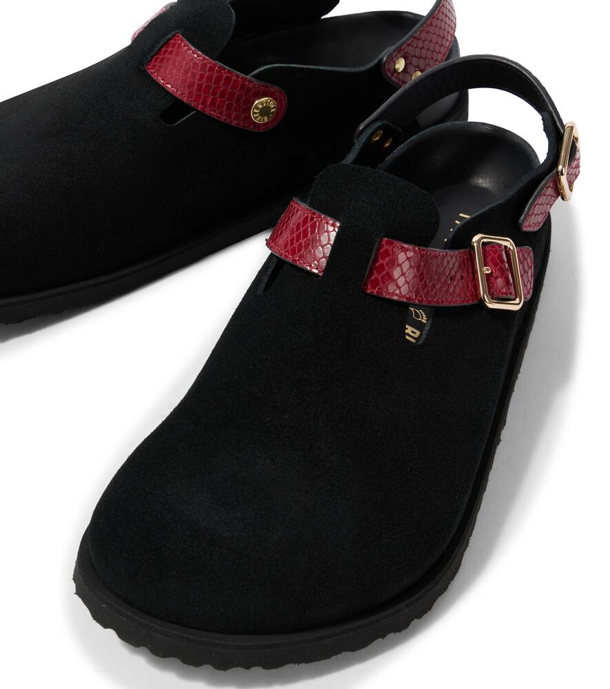 Birkenstock 1774 Tokio Cazador suede clogs