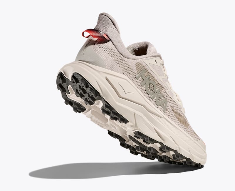 HOKA Women's Challenger 8 Shoes in Stucco/Asphalt Grey