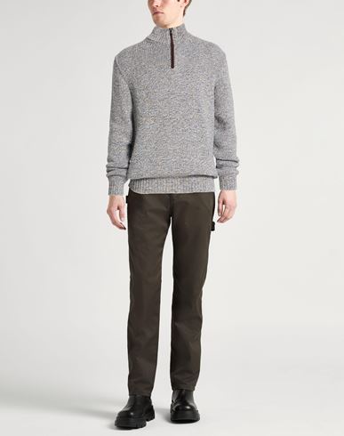 Man Sweater Grey Size 40 Wool, Viscose, Cashmere