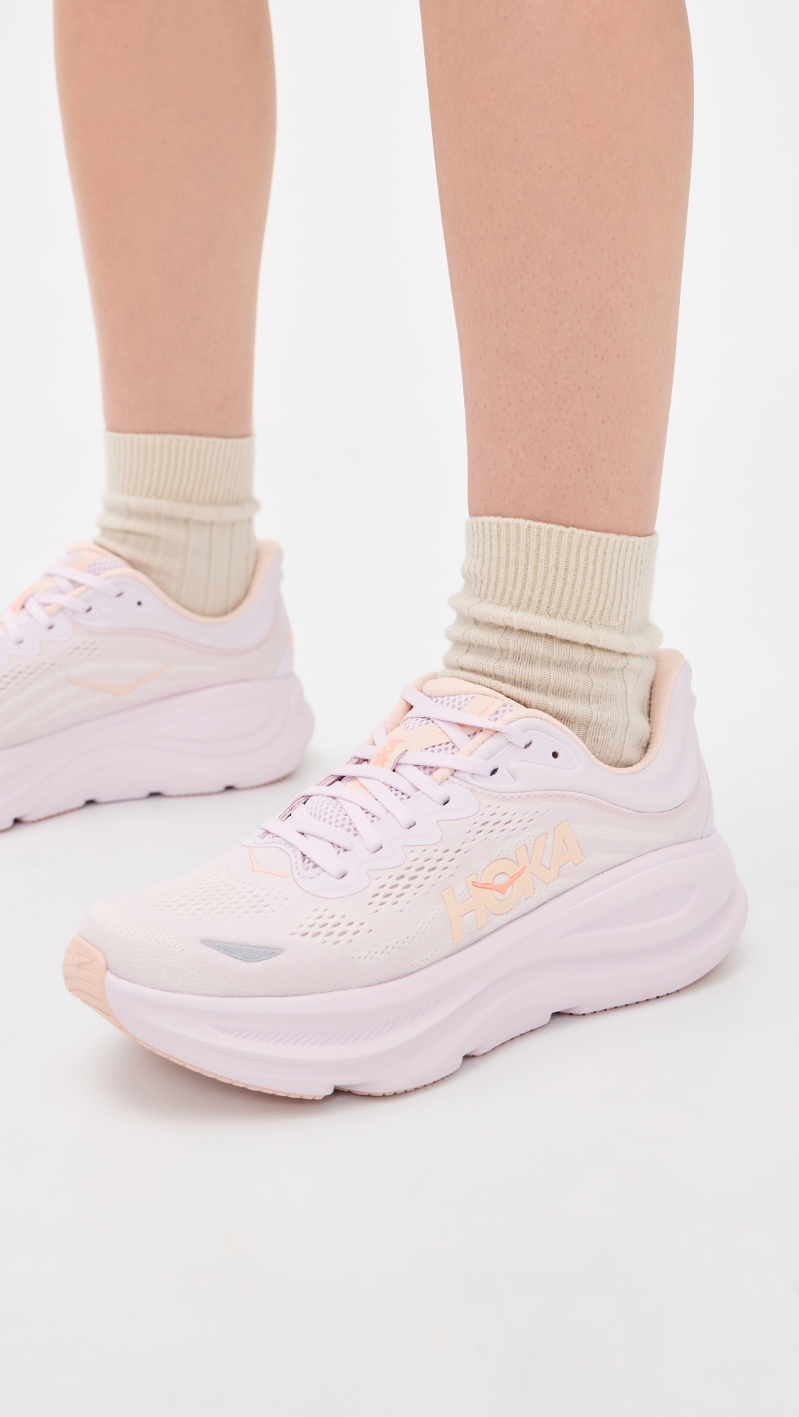 Bondi 9 Sneakers Lilac Cream/Tangerine Glow