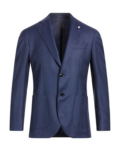 Man Blazer Navy Size 40 Wool