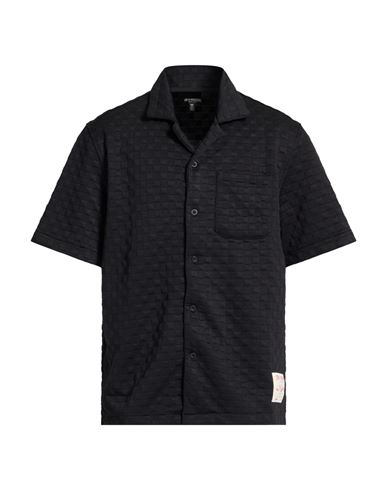 Man Shirt Black Size XS Polyester, Elastane