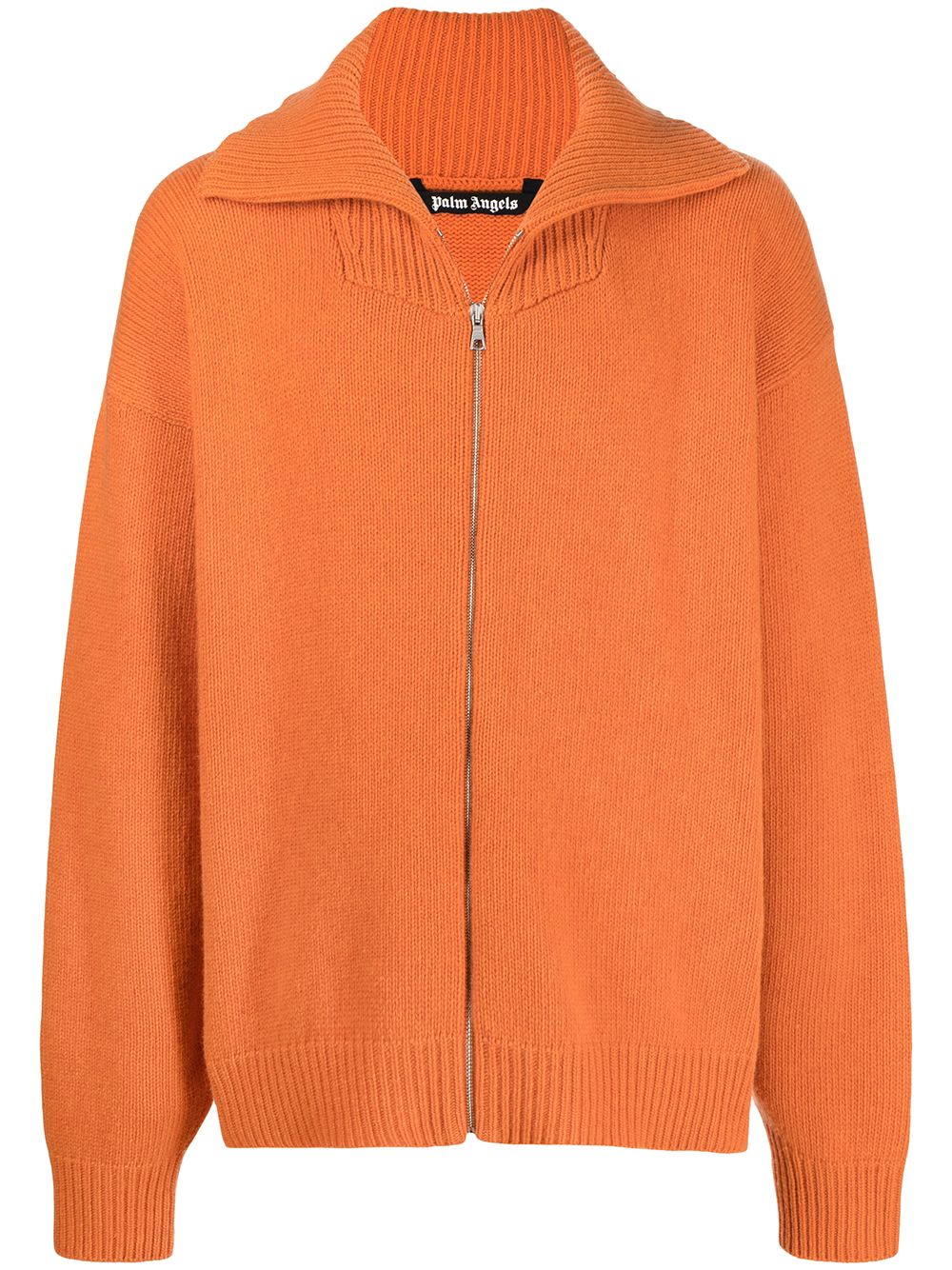 Unknown Location zipped cardigan - Orange