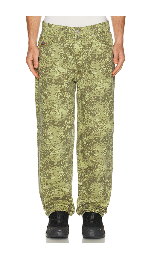 HUF Cromer Camo Pant in Green. 30 also