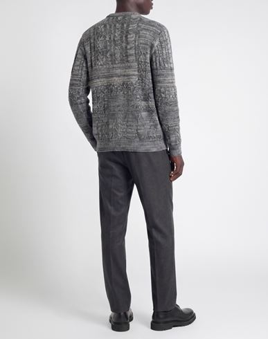 Man Sweater Charcoal Size 44 Wool