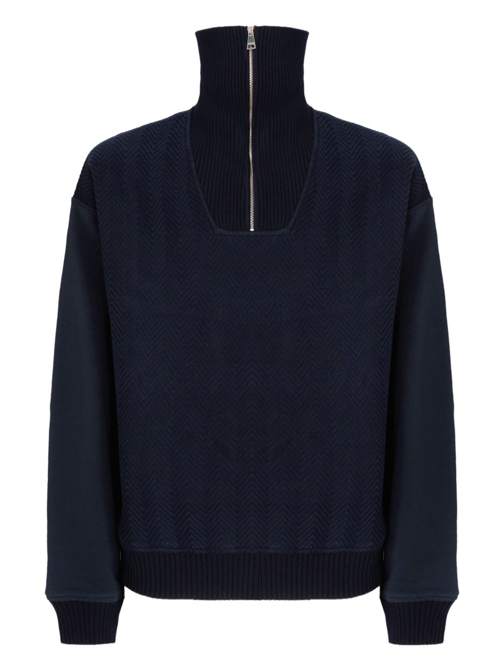 Missoni chevron-knit jumper - Blue