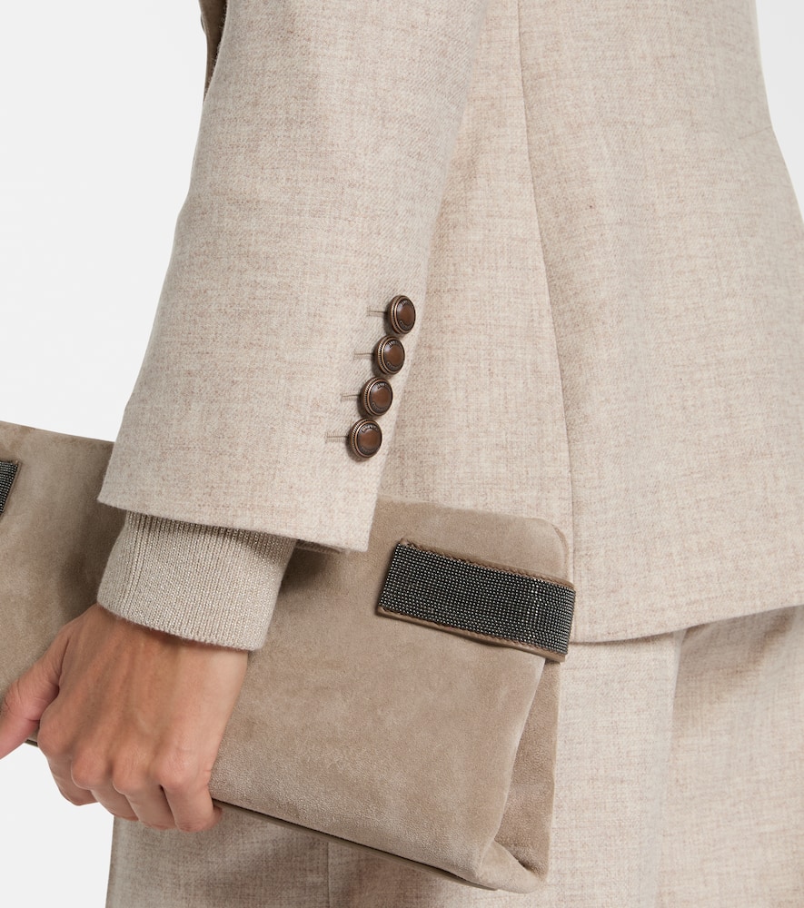 Wool and cashmere blazer