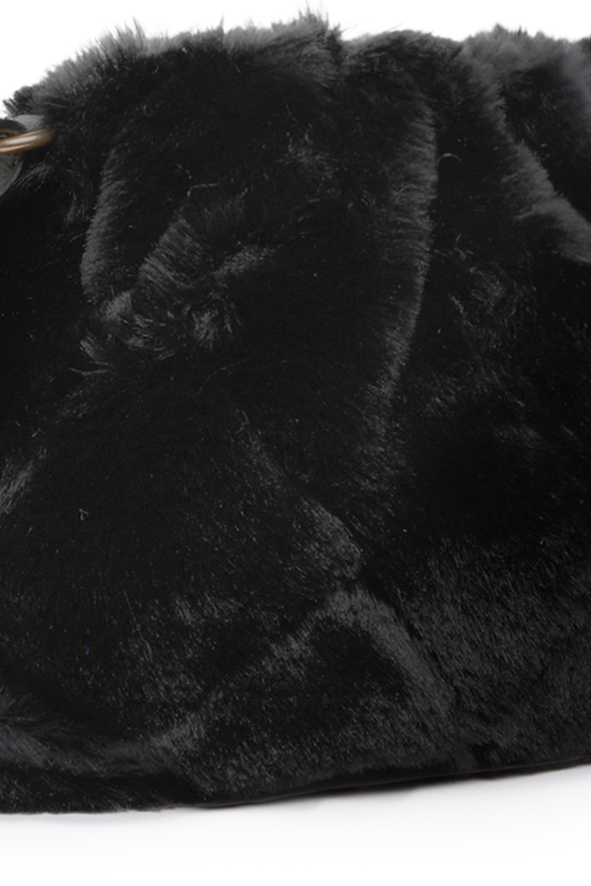 Faux fur Moon coin purse