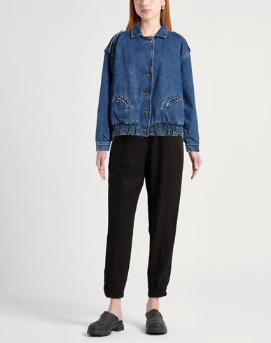Blazé Milano Woman Denim outerwear Blue Size 0 Cotton