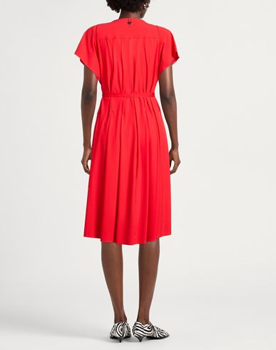 Woman Midi dress Red Size 10 Nylon, Elastane