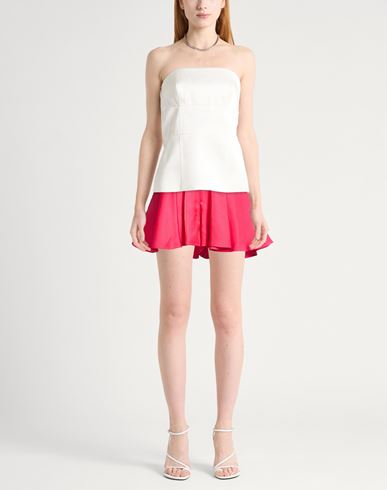 Woman Shorts & Bermuda Shorts Fuchsia Size 8 Viscose, Polyester