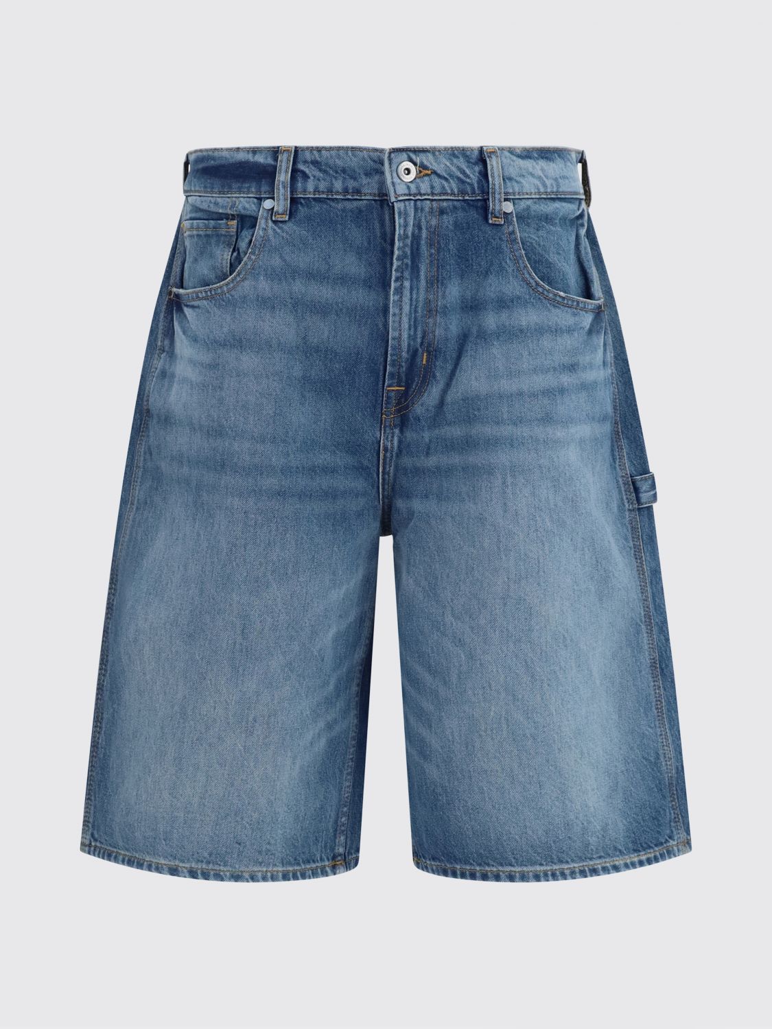 Shorts Men color Denim