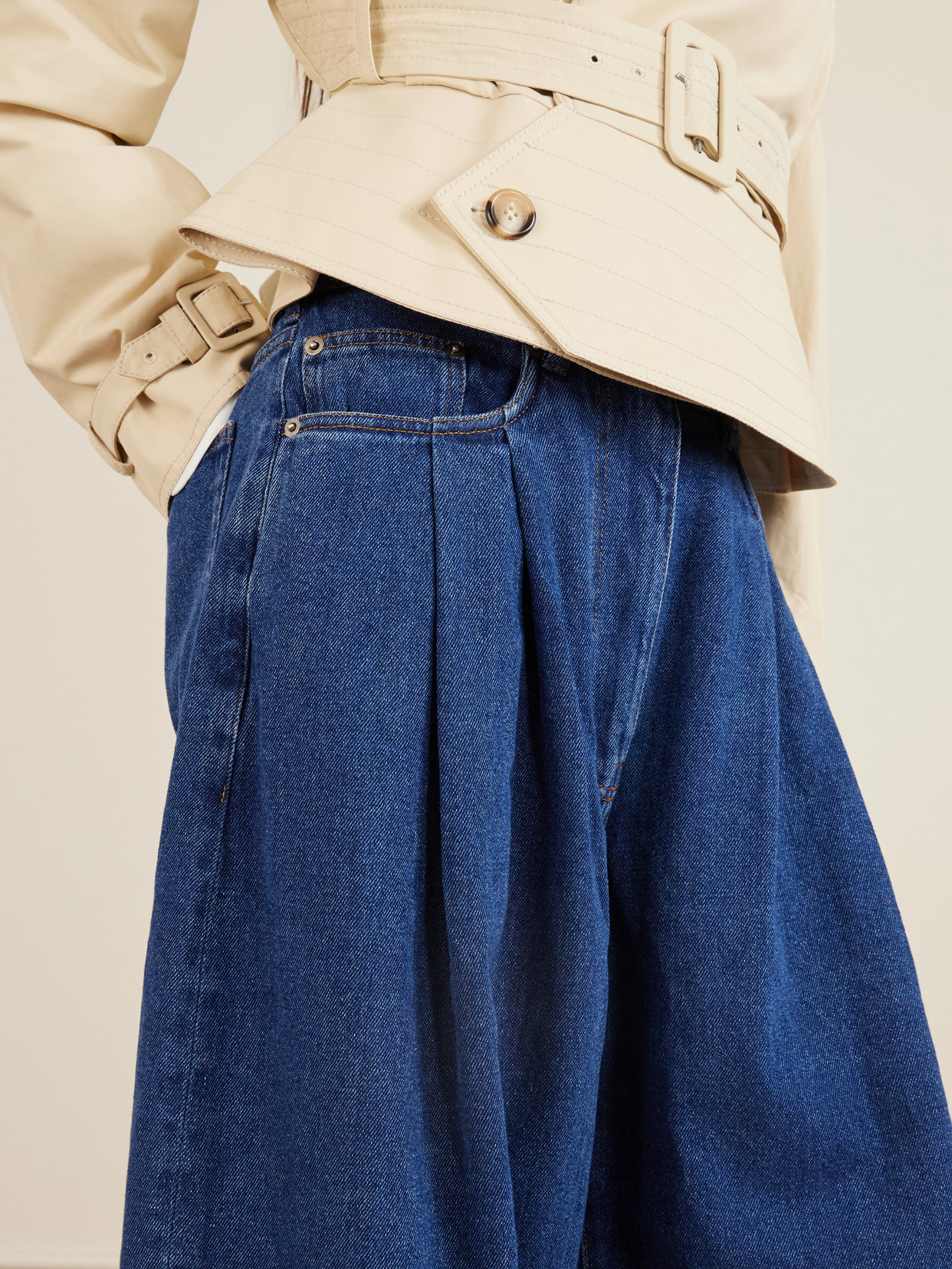 S. S. Daley - Ivy High-rise Wide-leg Jeans - Blue