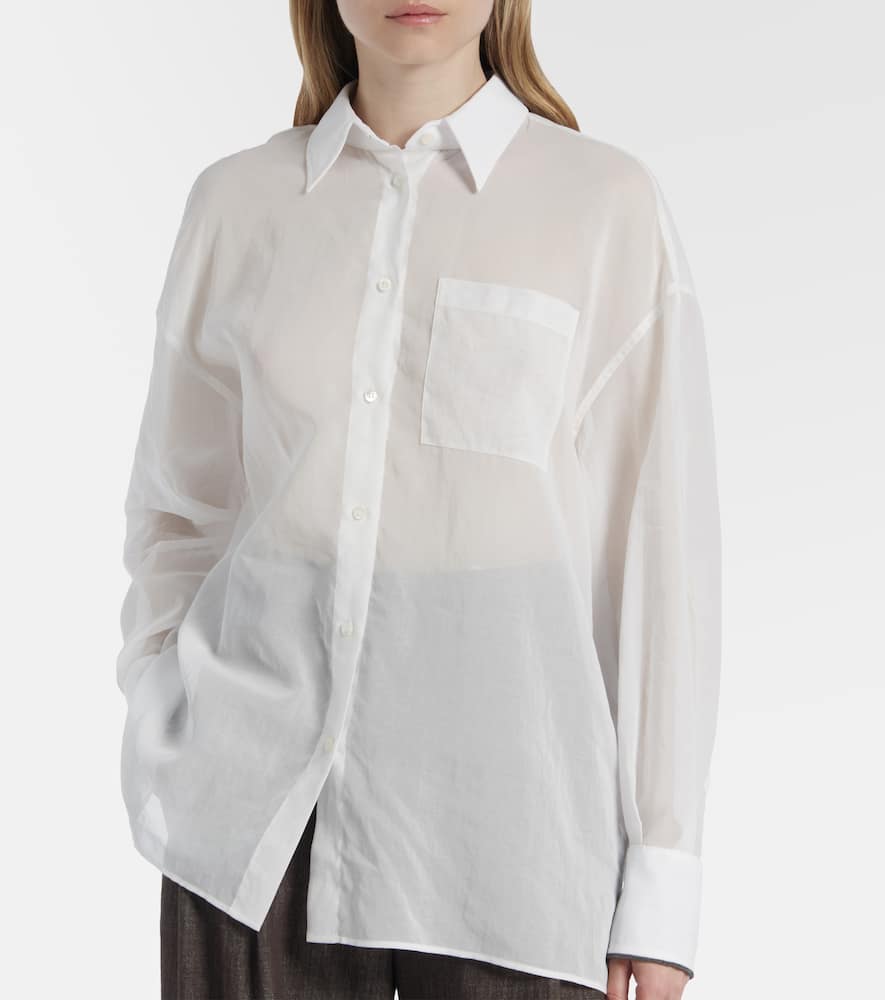 Cotton poplin shirt