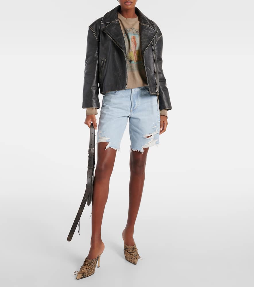 Citizens of Humanity Ayla distressed denim shorts