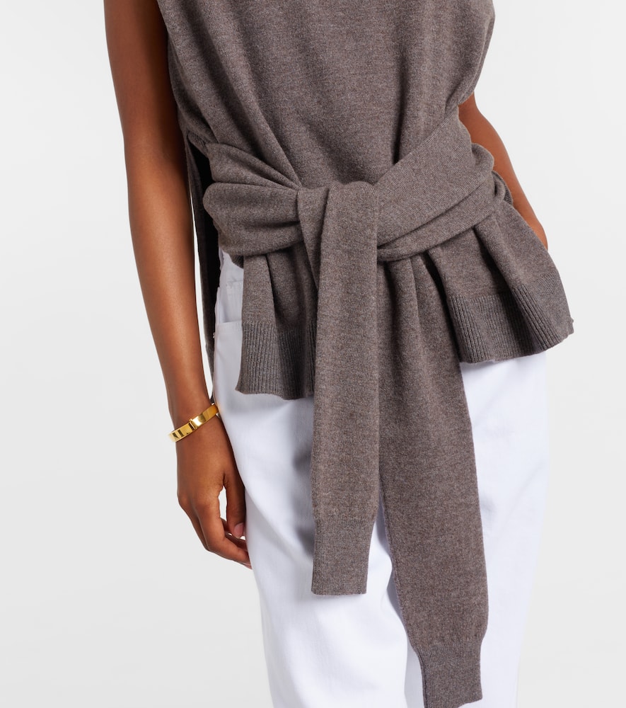 Róhe Layered wool and cashmere-blend top