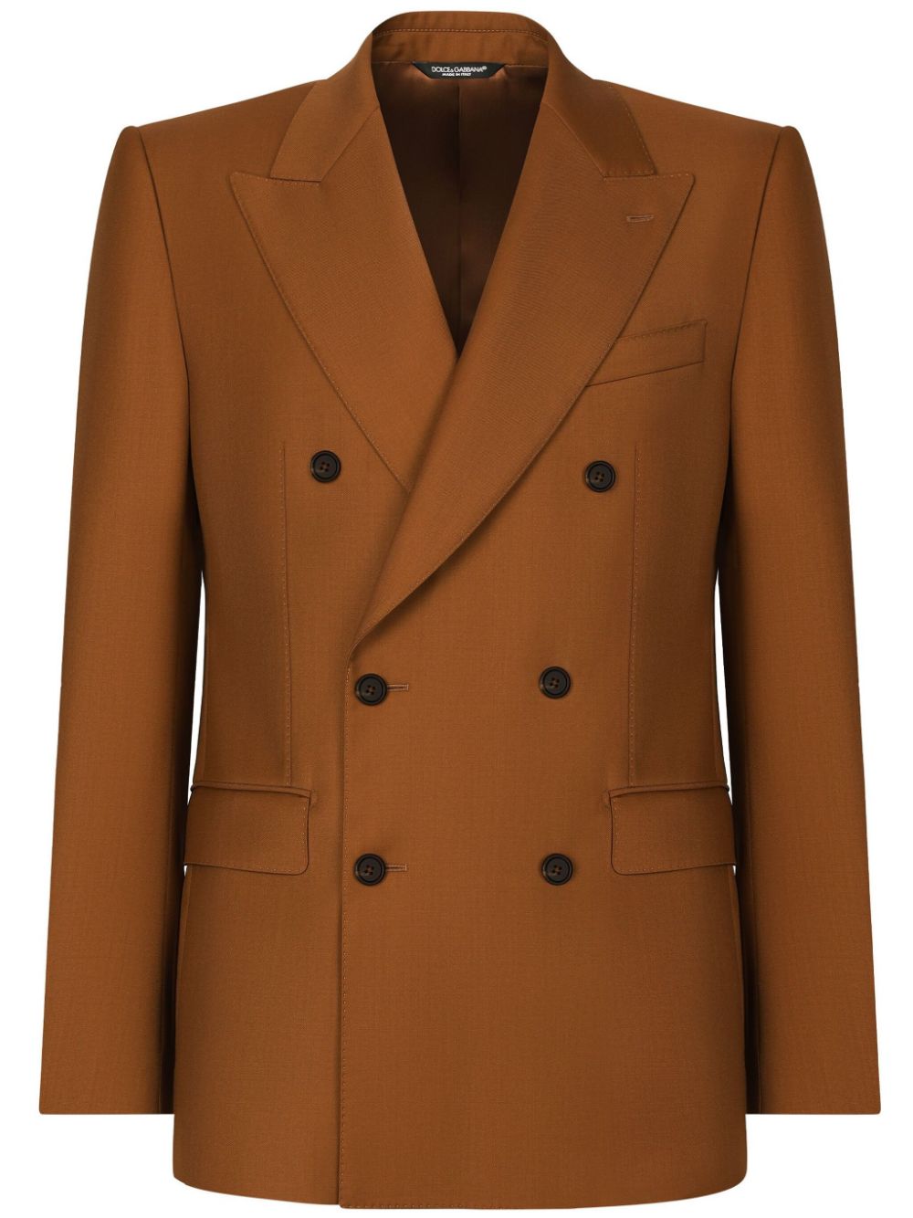 Sicilia double-breasted blazer - Brown