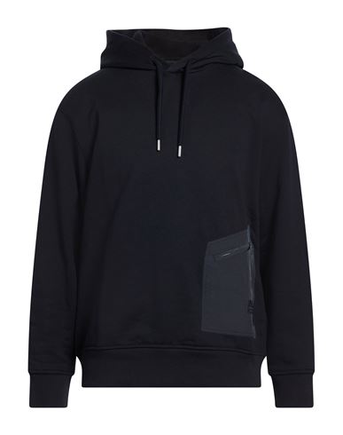 Man Sweatshirt Midnight blue Size L Cotton, Polyamide