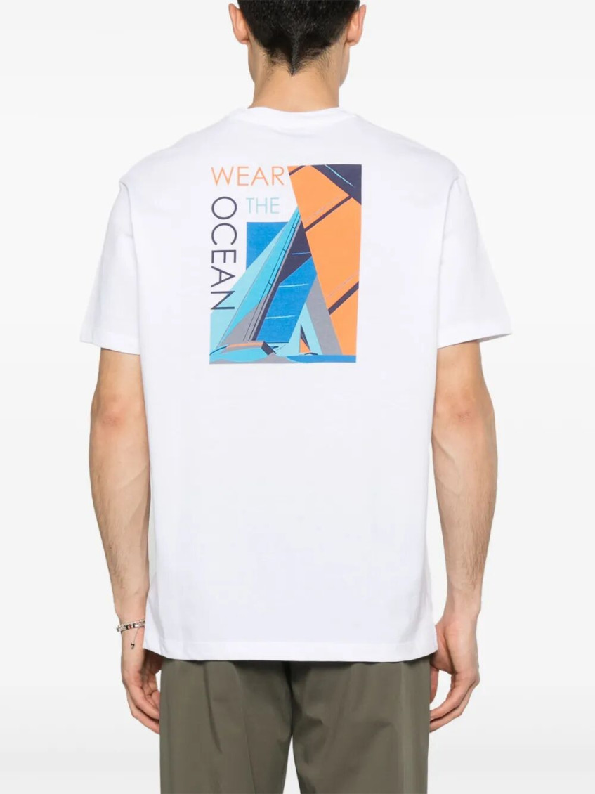 White Crewneck Logo T-Shirt