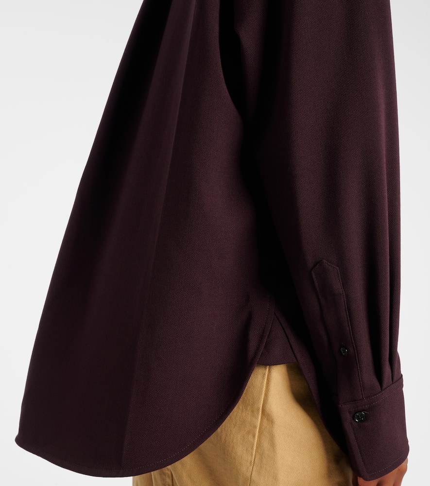 Satin pajama shirt