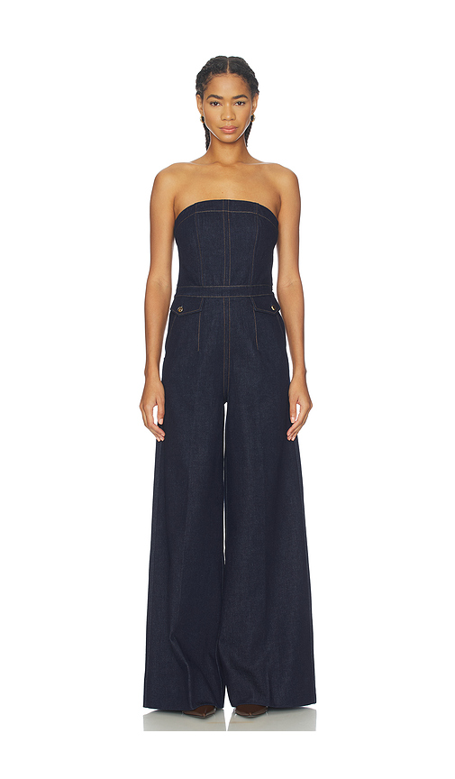 PAIGE Francesca Jumpsuit in Blue. - 8 also , 10, 12, 14