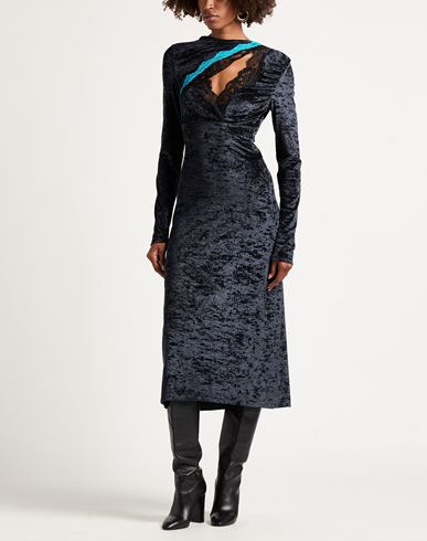 Woman Midi dress Black Size 8 Polyester, Elastane