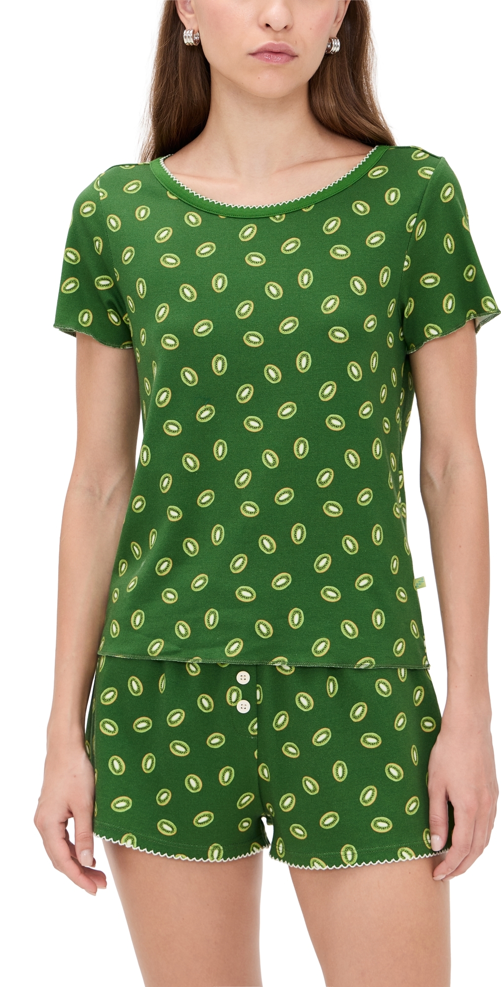 Suzie Pajama Set Kiwi