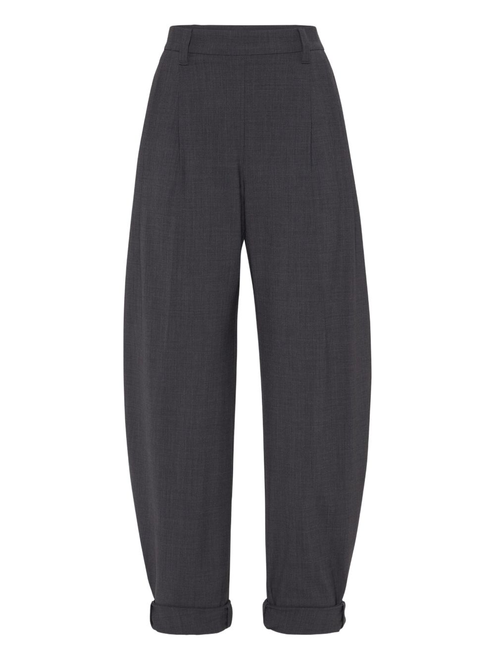 Virgin-wool trousers - Grey