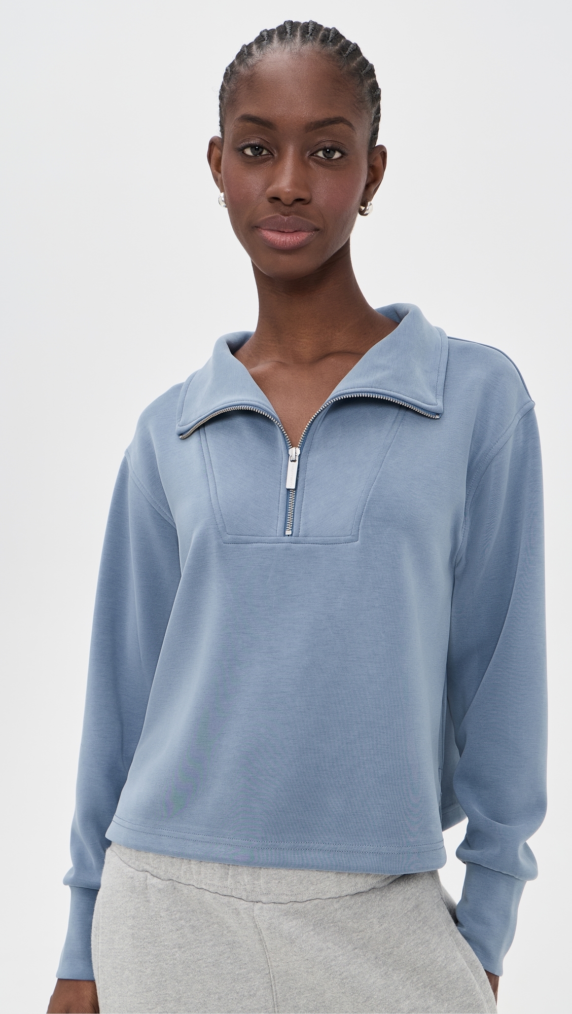 Sand Wash Sweatshirt Luxe Blue