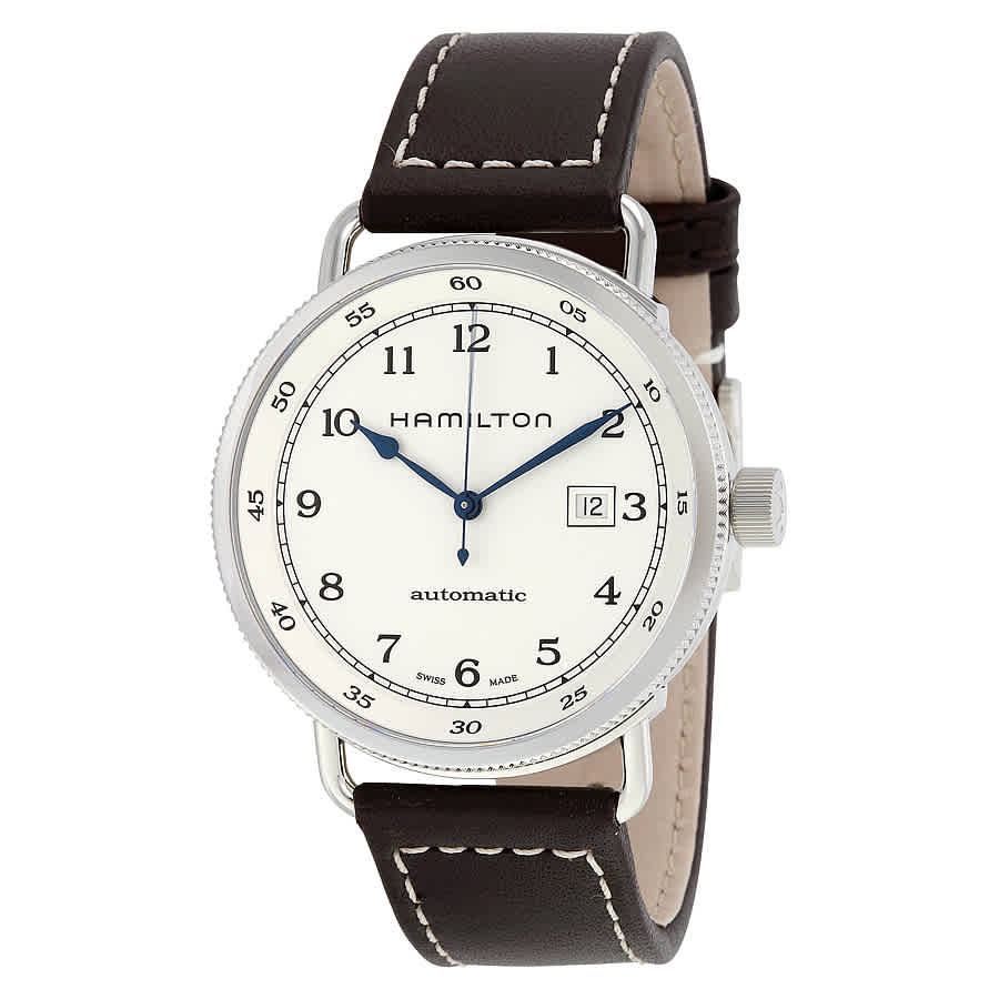 Khaki Navy Pioneer Automatic Silver Dial Mens Watch H77715553