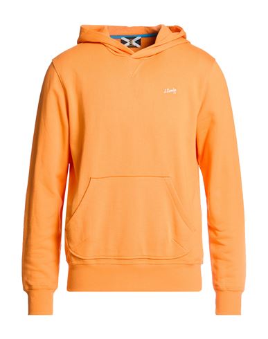 Man Sweatshirt Orange Size M Cotton