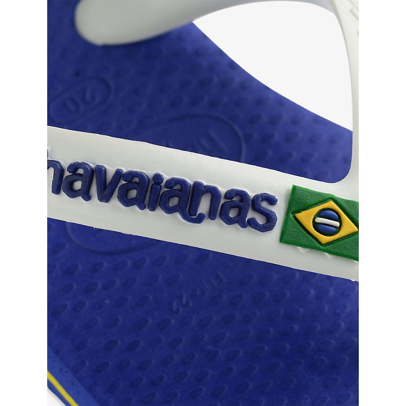 Womens Baby Brasil Logo II Rubber Flip-Flops