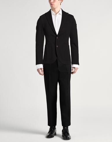 Man Blazer Black Size 34 Cotton, Polyamide, Elastane