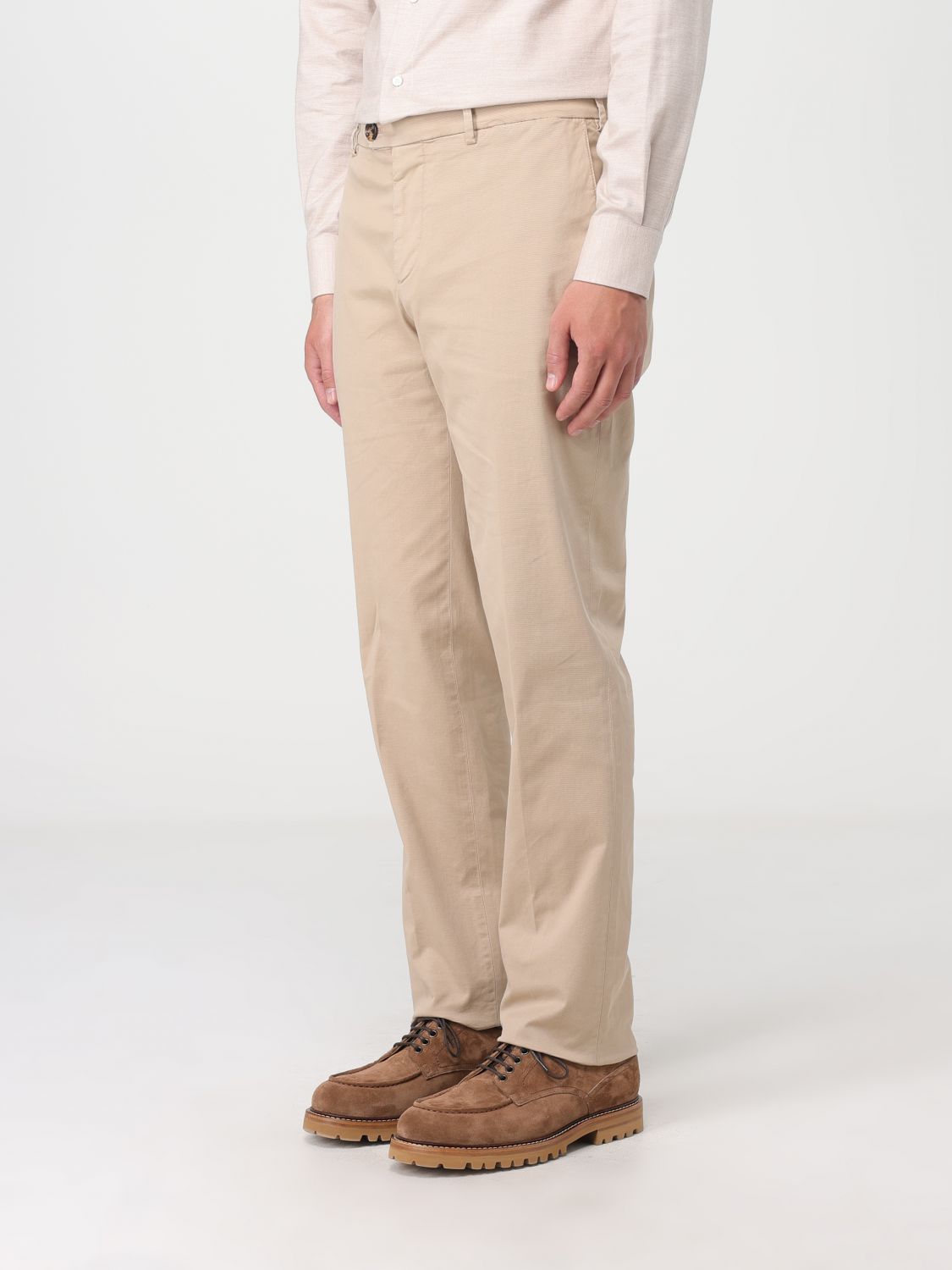 Pants in cotton gabardine