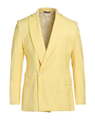 Man Blazer Pastel yellow Size 38 Virgin Wool
