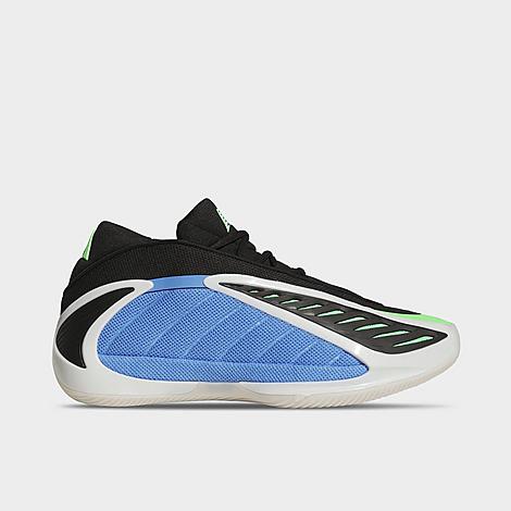 Men's Anthony Edwards 2 Basketball Shoes in Blue Fusion/Zero Metallic/Lime Burst
