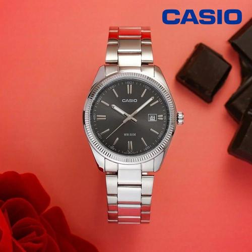 Casio 백화점AS 카시오 빈티지 클래식 MTP-1302D-1A1VDF 메탈 시계 남여공용 손목시계 지코스모 공식수입